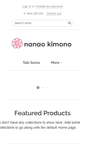 Mobile Screenshot of nanaokimono.com